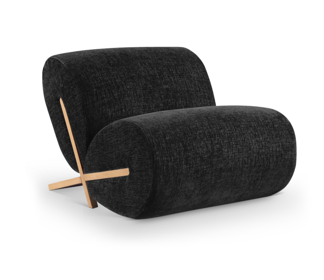 Meridian Akira Fabric Upholstered Accent Chair