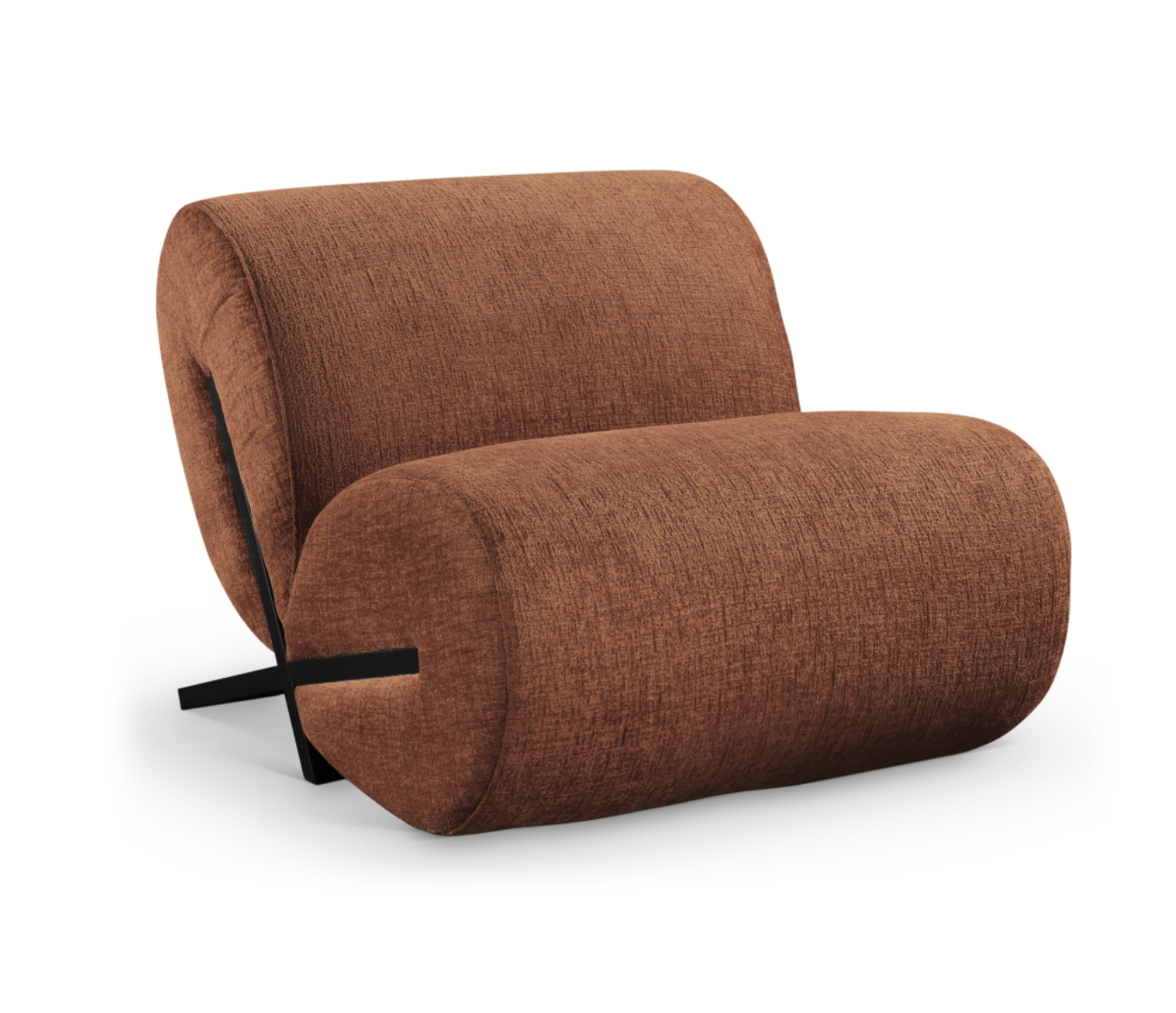 Meridian Akira Fabric Upholstered Accent Chair