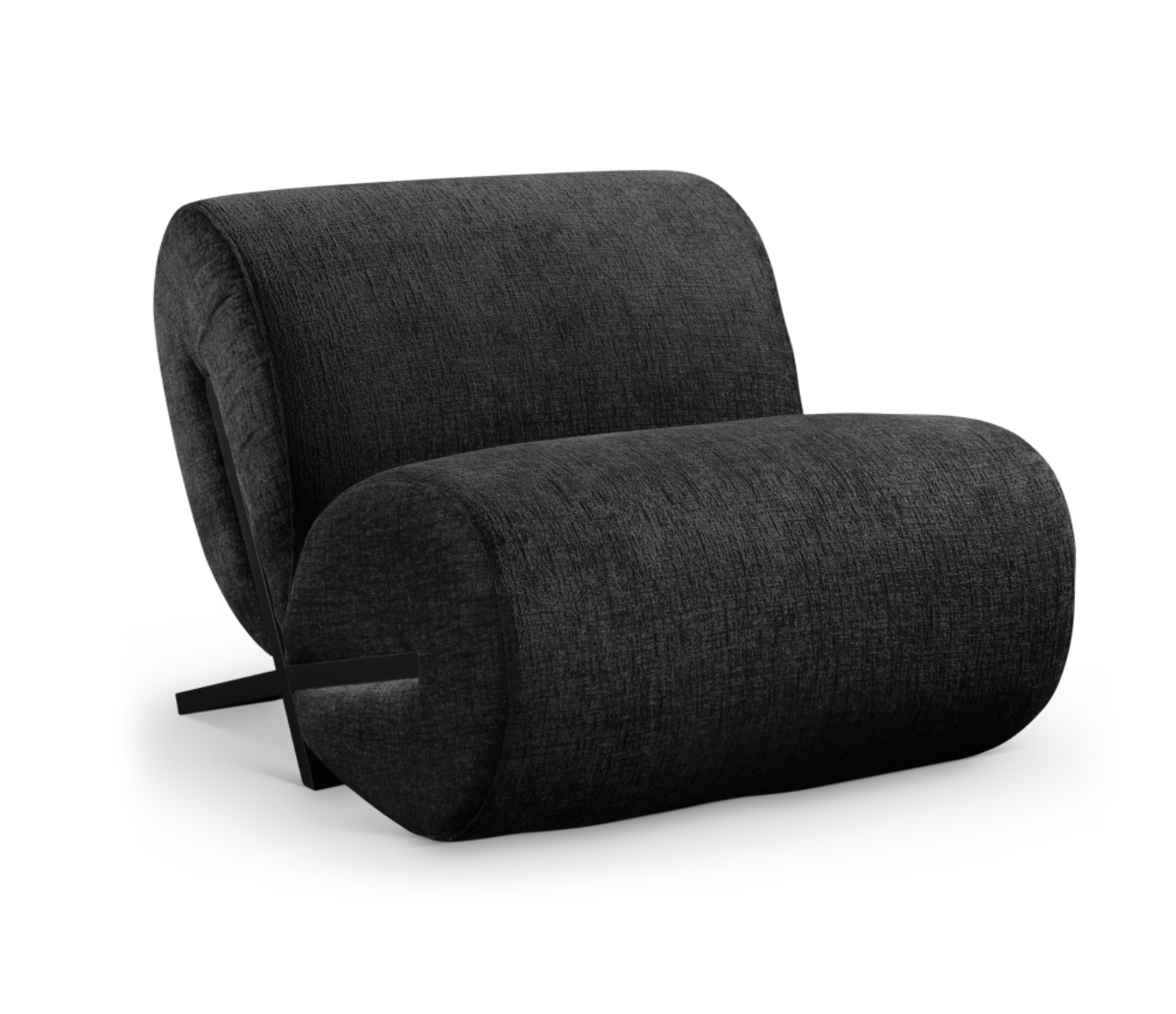 Meridian Akira Fabric Upholstered Accent Chair