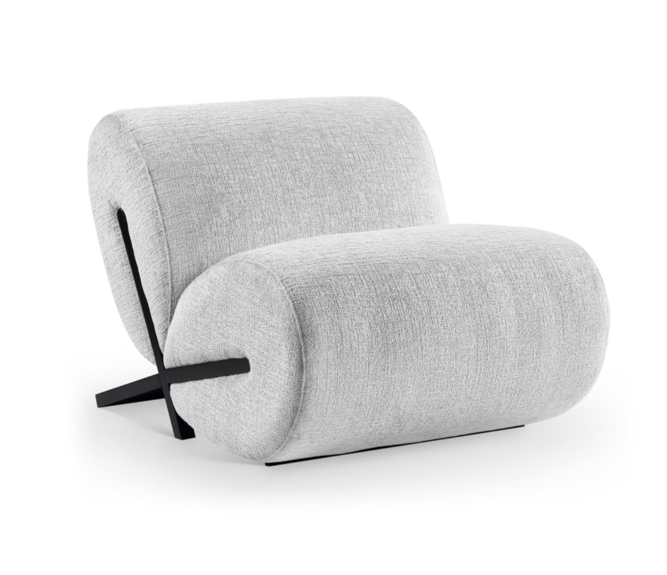 Meridian Akira Fabric Upholstered Accent Chair