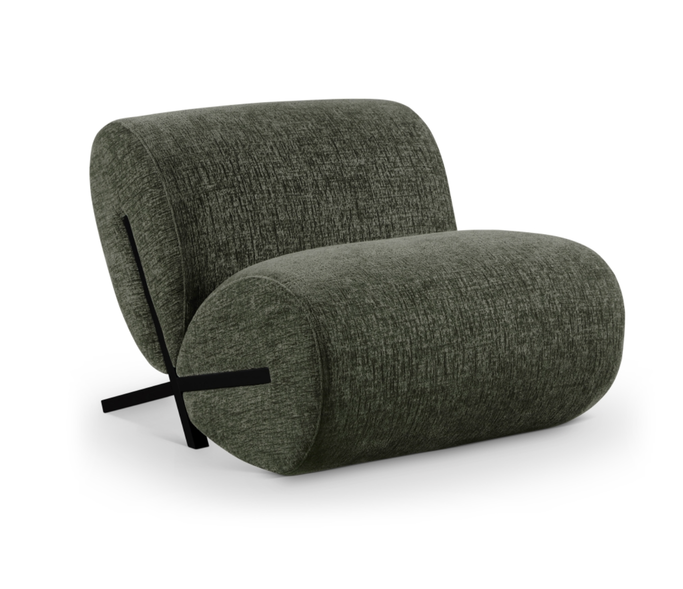 Meridian Akira Fabric Upholstered Accent Chair