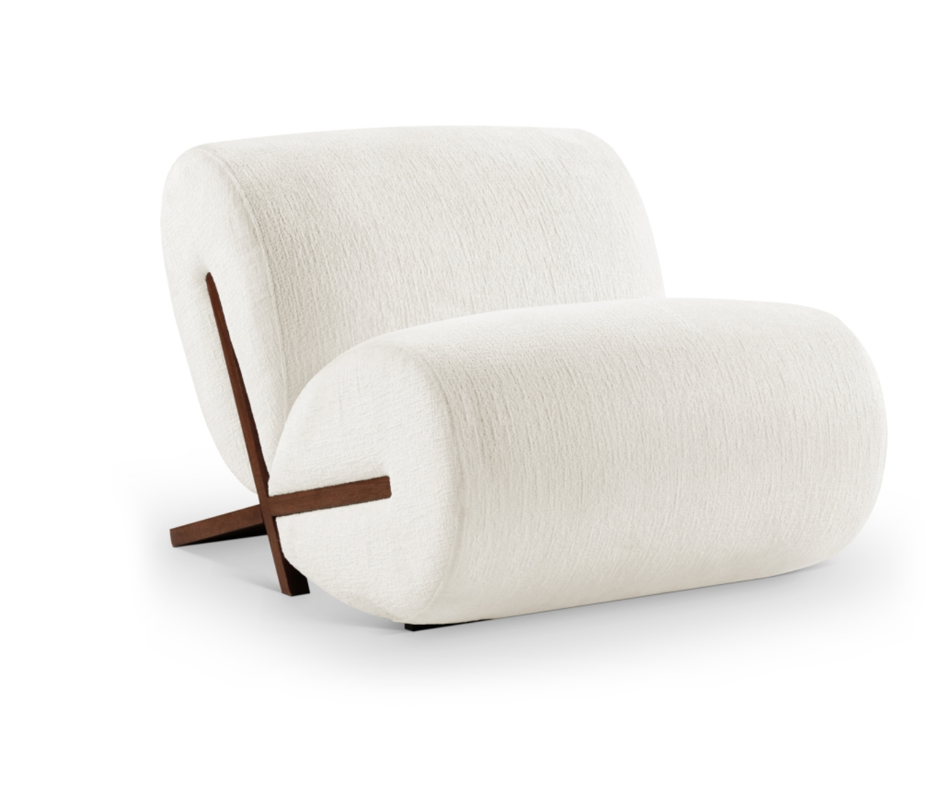 Meridian Akira Fabric Upholstered Accent Chair