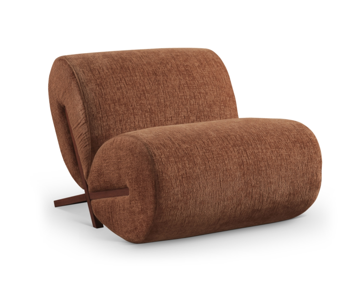 Meridian Akira Fabric Upholstered Accent Chair