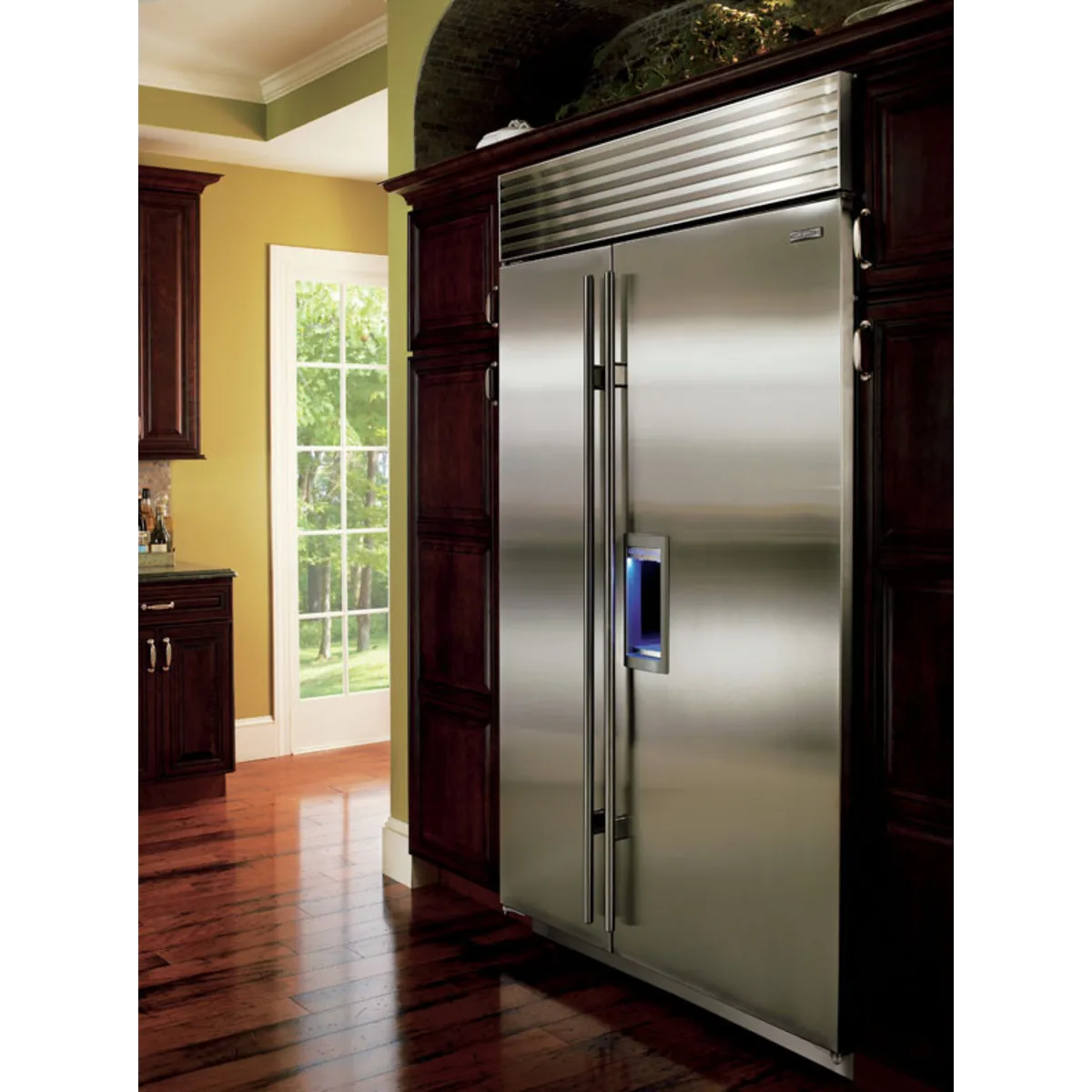 Sub-Zero - BI48SDO - 48 Inch Counter Depth Built-In Side by Side Smart Refrigerator with 28.4 Cu. Ft. Total Capacity, NASA-Inspired Air Purification System
