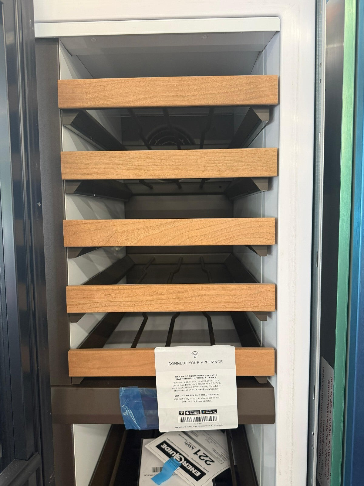 Sub-Zero DEC1850W/L 18" Built in Designer Wine Storage - Panel Ready