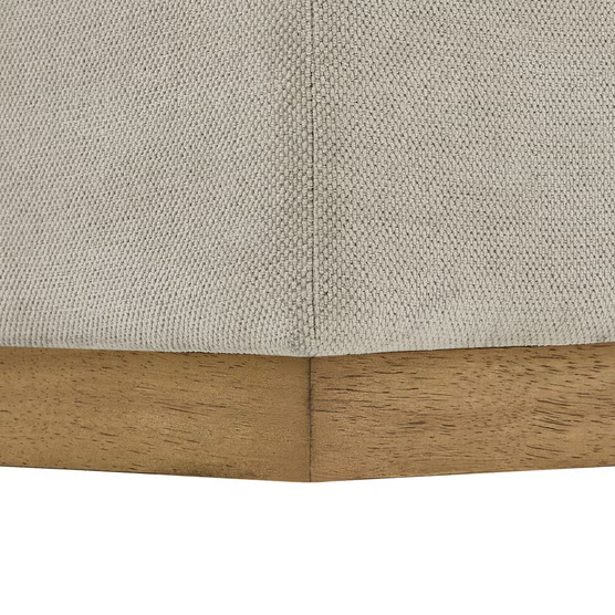 Henredon Caley Reversible Sofa Chaise with Ottoman, Beige