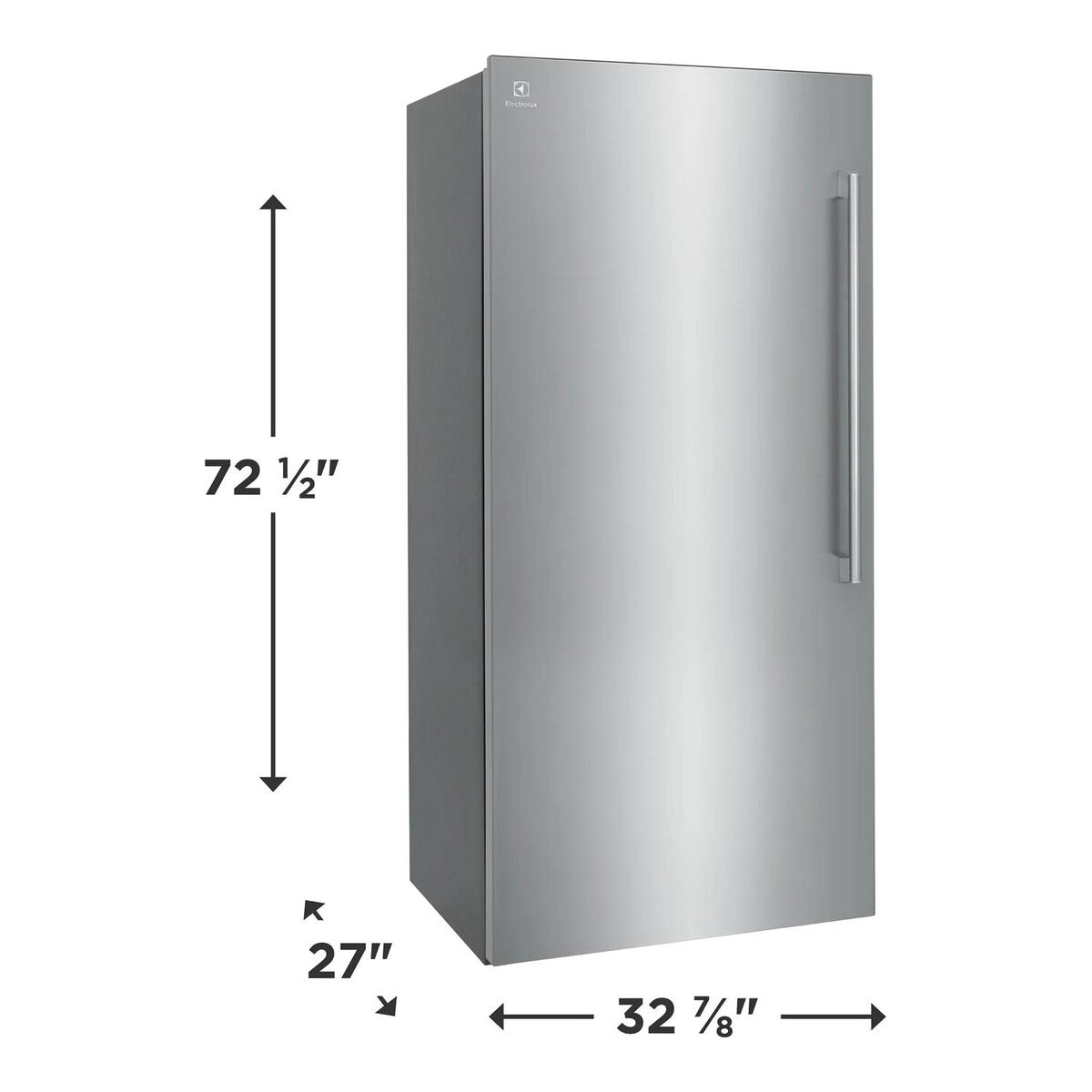 Electrolux EI33AF80WS 33" 19 Cu. Ft. Single-Door Freezer, Stainless Steel