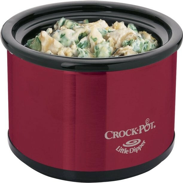 Crock-Pot 6 Qt Cook & Carry Slow Cooker with Lite Dipper, Red