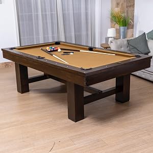 EastPoint Sports Dayton 96-Inch Pool Table, Beige