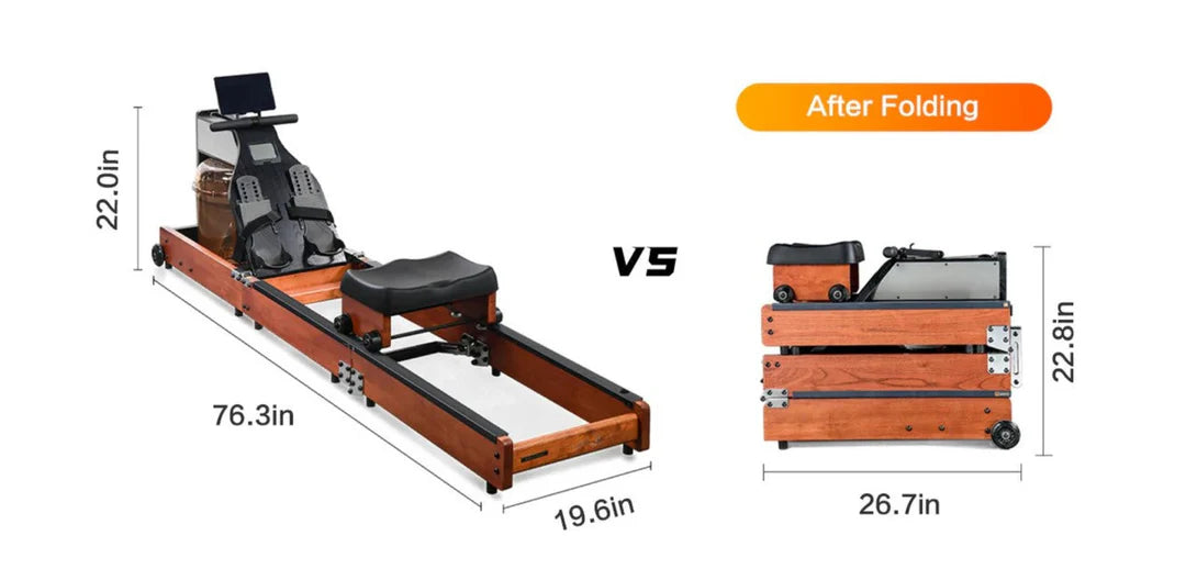 WR1 Foldable Water Rowing Machine