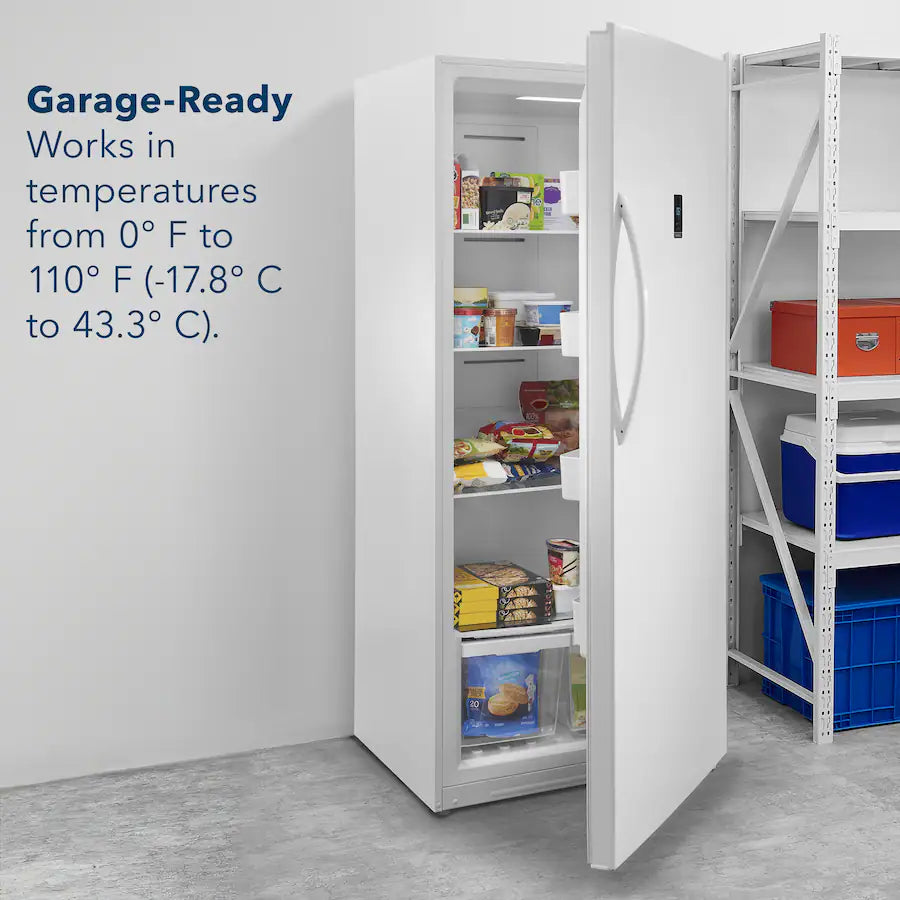 Insignia-NS-UZ21WH0 - 21 Cu. Ft. Garage Ready Convertible Upright Freezer