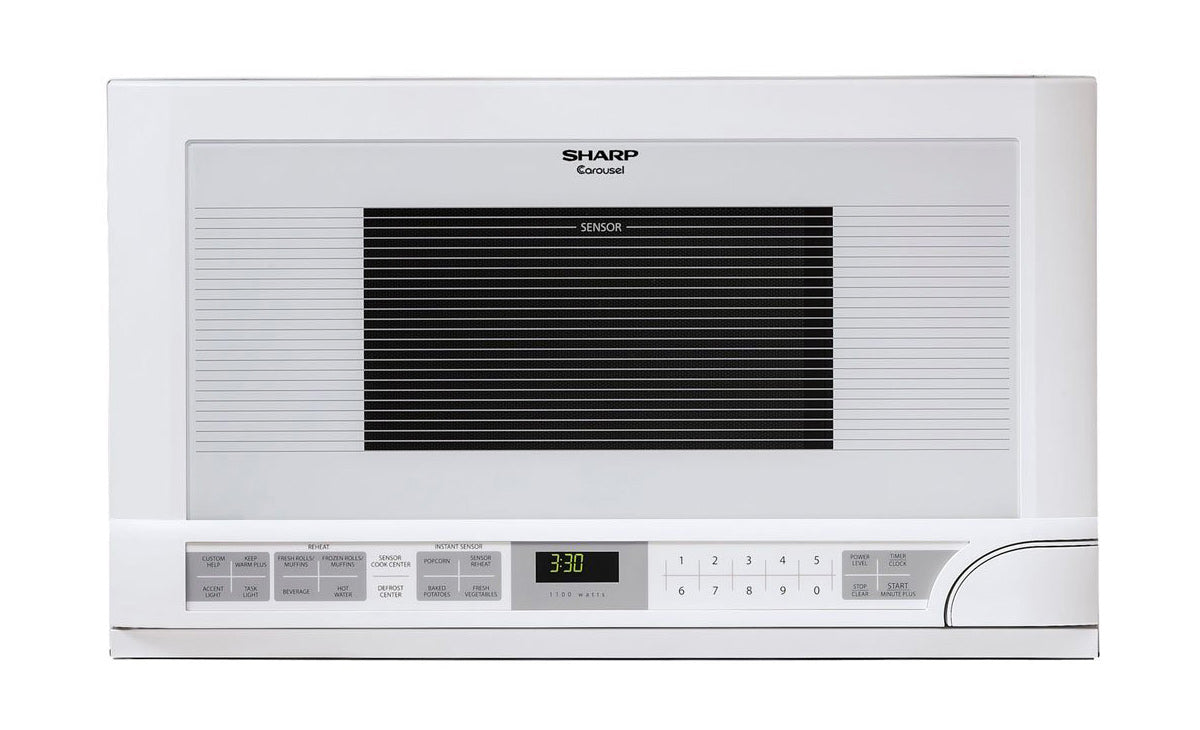 Sharp - R-1211 - 24 Inch Wide 1.5 Cu. Ft. Over-the-Counter Microwave with Task Lighting