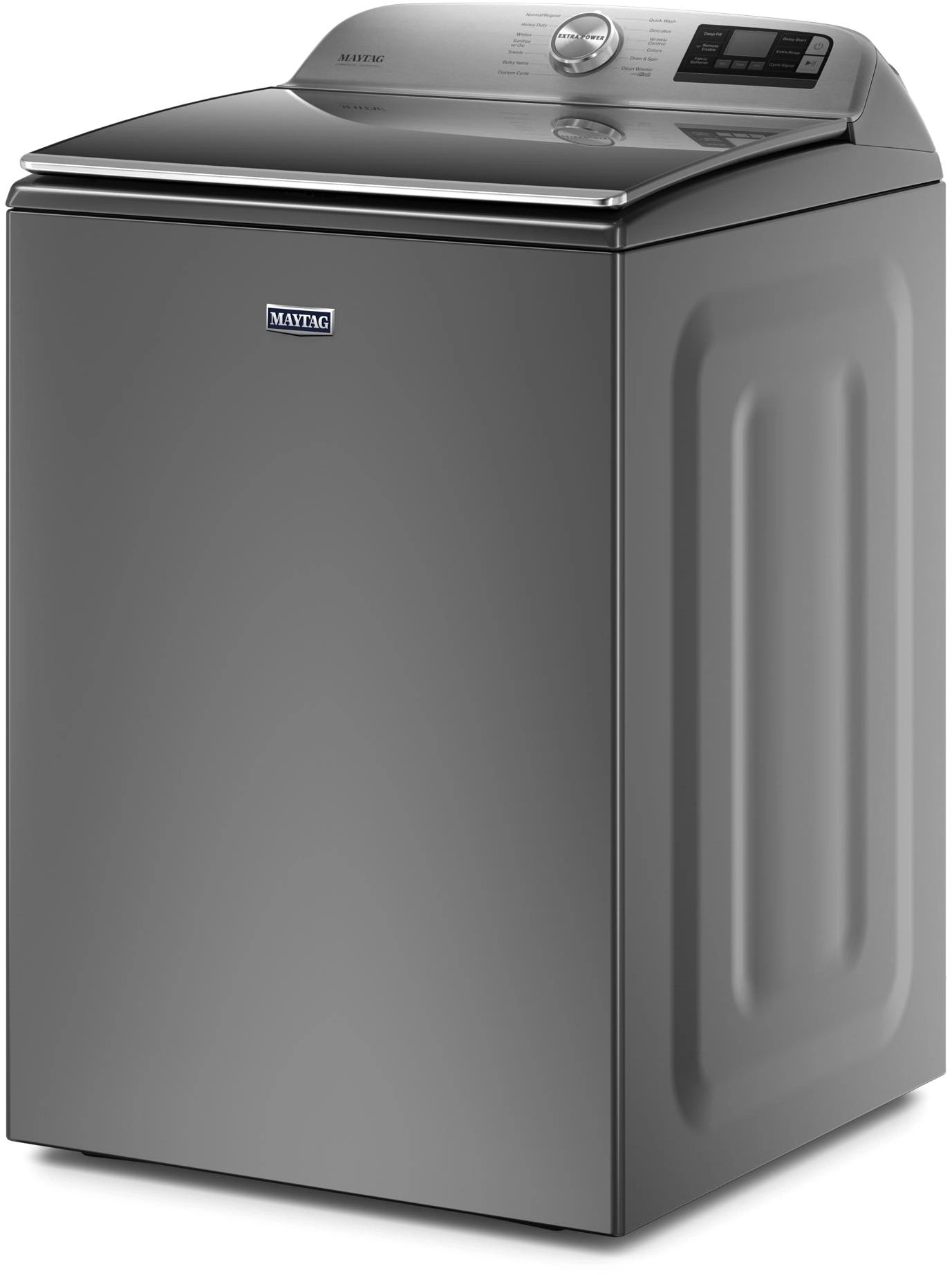 Maytag MVW7230HC - 5.2 Cu. Ft. High Efficiency Smart Top Load Washer with Extra Power Button - Metallic Slate
