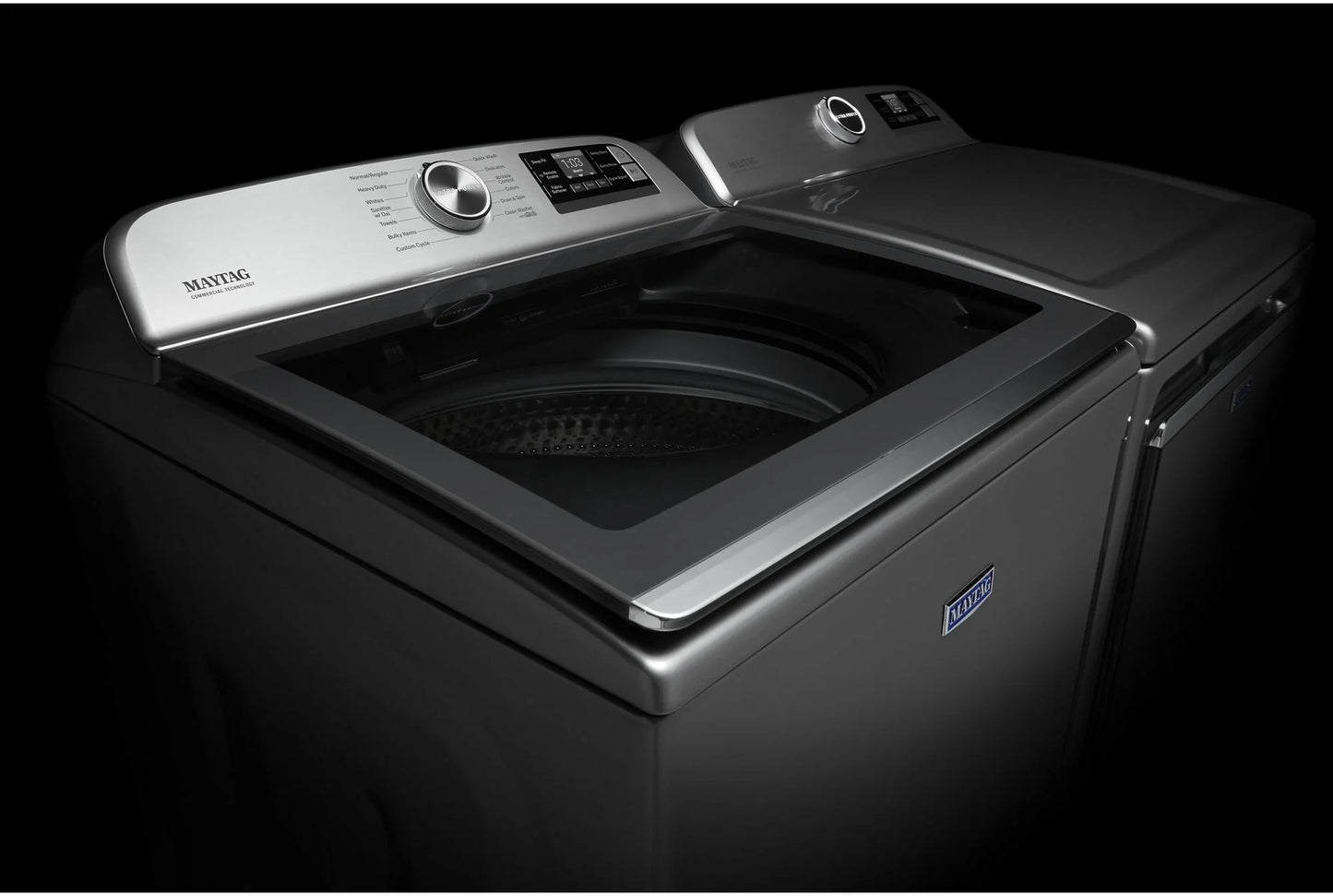 Maytag MVW7230HC - 5.2 Cu. Ft. High Efficiency Smart Top Load Washer with Extra Power Button - Metallic Slate