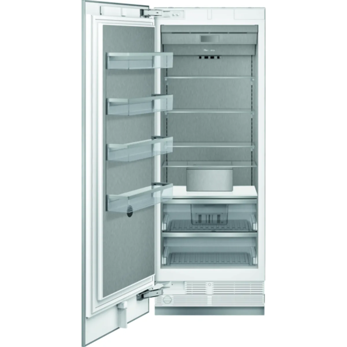 Thermador Freedom® Collection - T30IF905SP - 30 Inch Panel Ready Smart Freezer Column with 15.8 cu. ft. Capacity, Diamond Ice Maker, Freedom® Water Filter, SuperFreeze®, and SoftClose® Drawers