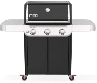 Weber Genesis - 1500010 - Genesis E-315 Propane Gas Grill with PureBlu Burner, Cast-Iron Grates, Flavorizer Bars, Grease Management System, Warming Rack, Side Tables and Large Cooking Surface