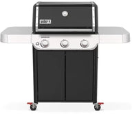 Weber Genesis - 1500010 - Genesis E-315 Propane Gas Grill with PureBlu Burner, Cast-Iron Grates, Flavorizer Bars, Grease Management System, Warming Rack, Side Tables and Large Cooking Surface