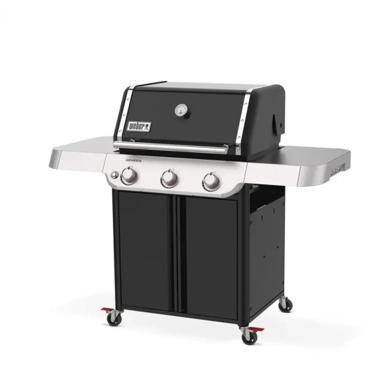 Weber Genesis - 1500010 - Genesis E-315 Propane Gas Grill with PureBlu Burner, Cast-Iron Grates, Flavorizer Bars, Grease Management System, Warming Rack, Side Tables and Large Cooking Surface