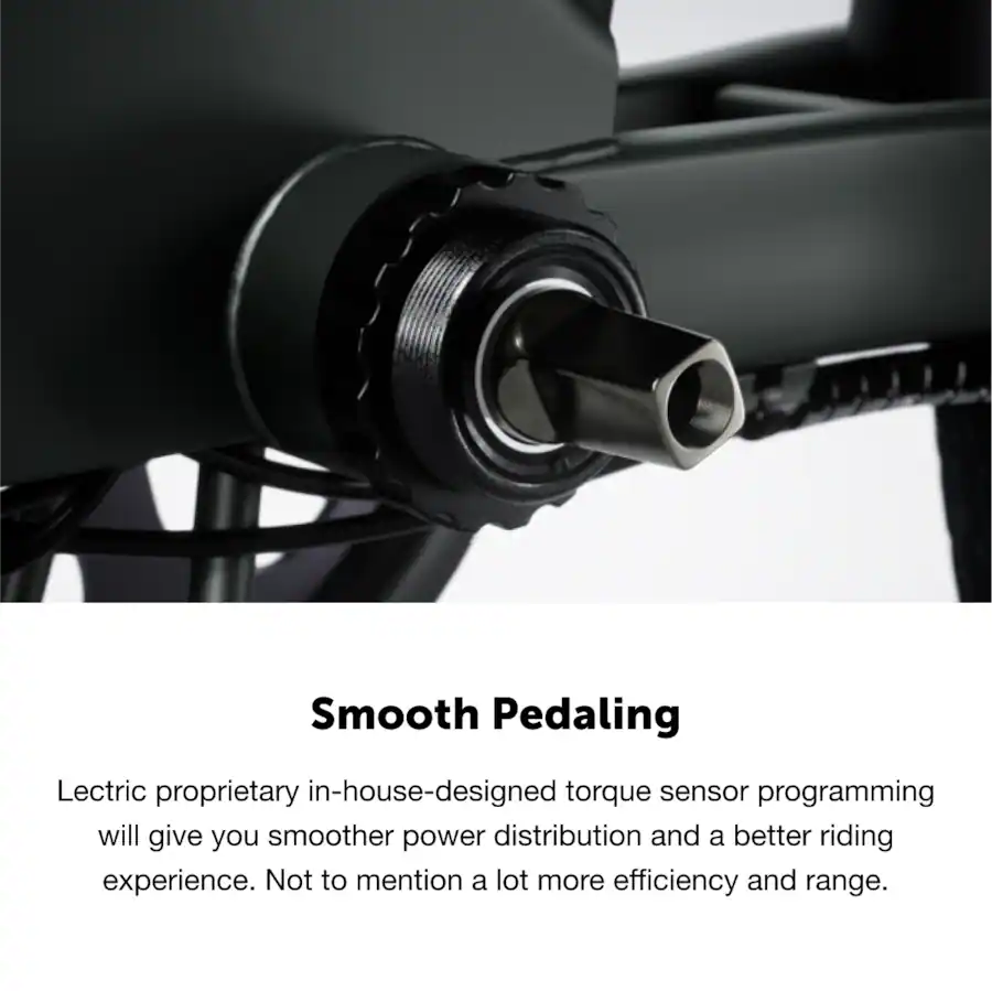 Lectric eBikes - XP4 750 Step-Thru Foldable Long-Range eBike (Max 85mi/28mph) + LevelUp Rack/Seat Post/Elite Headlight/Lock - Tempest Grey