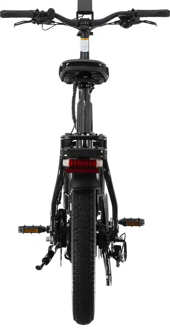Lectric eBikes - XP4 750 Step-Thru Foldable Long-Range eBike (Max 85mi/28mph) + LevelUp Rack/Seat Post/Elite Headlight/Lock - Tempest Grey