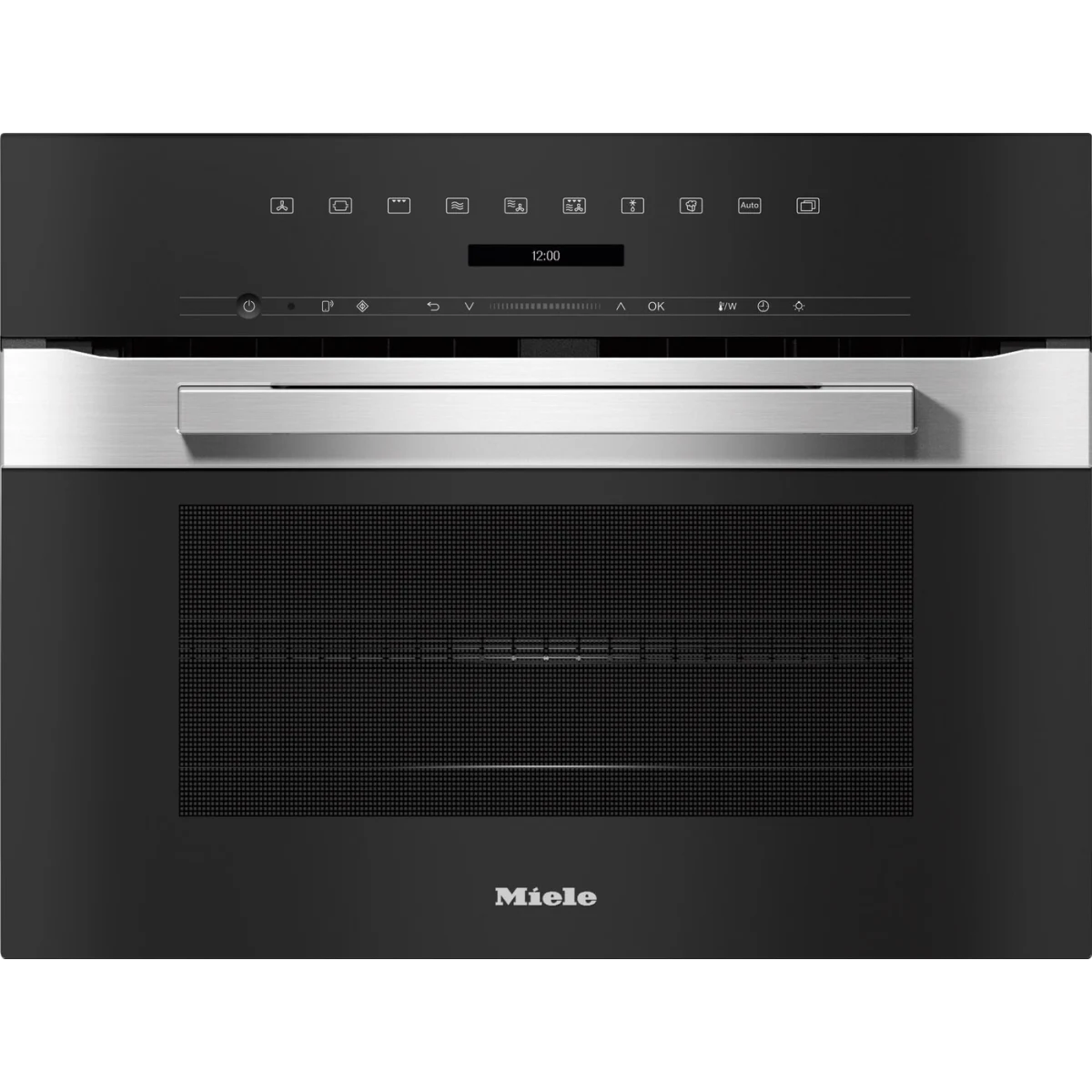Miele PureLine - H7240BMCTS - 24 Inch Smart Electric Single Wall Speed Oven with 1.84 cu. ft. Oven Capacity, Convection Oven, DirectSensor S, WifiConn@ct, and Automatic Programs