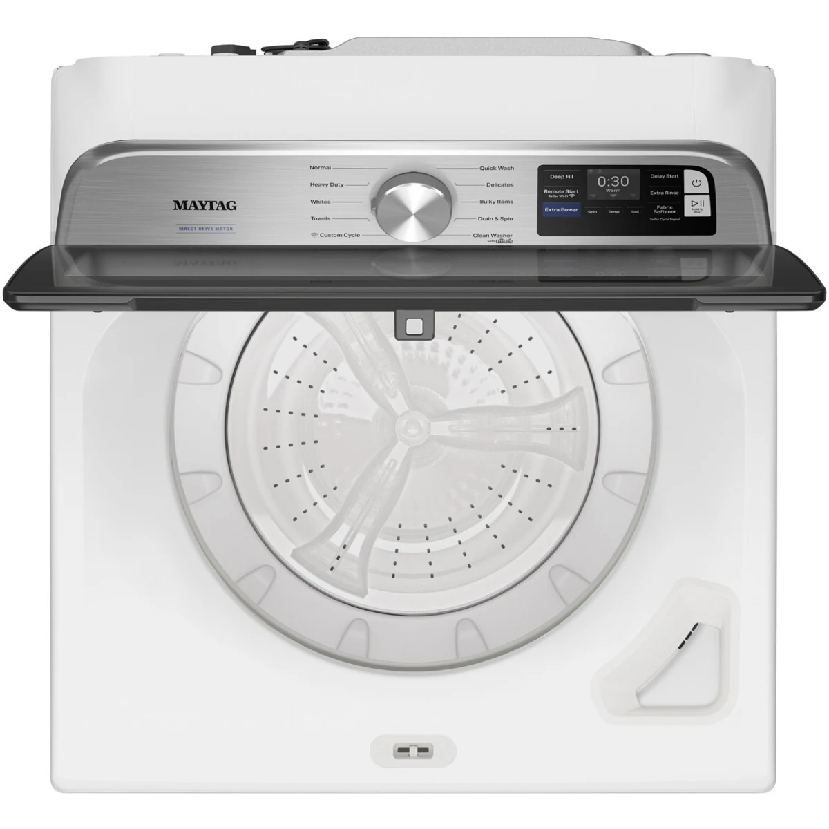 Maytag - MTW6200RW - 27 Inch Extra Power Smart Top Load Washer with 5.3 cu ft. Capacity, 10 Wash Cycles, 5 Temperature Settings, Auto Sensing, Power™ Impeller, and Clean Washer with Affresh® Cycle
