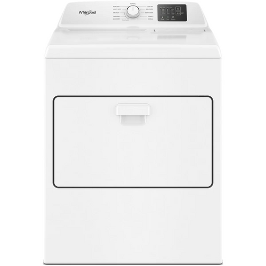 Whirlpool - WED4107SW - 29 Inch Electric Front Load Dryer with 7.0 cu ft. Capacity, 11 Dryer Cycles, 4 Temperature Settings, AutoSensing, Quick Dry, and Wrinkle Assist™ Option