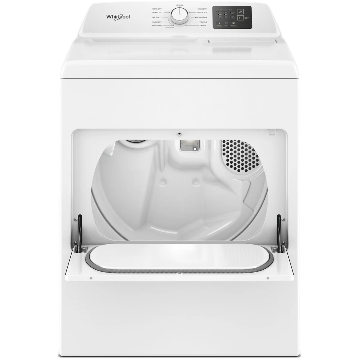Whirlpool - WED4107SW - 29 Inch Electric Front Load Dryer with 7.0 cu ft. Capacity, 11 Dryer Cycles, 4 Temperature Settings, AutoSensing, Quick Dry, and Wrinkle Assist™ Option