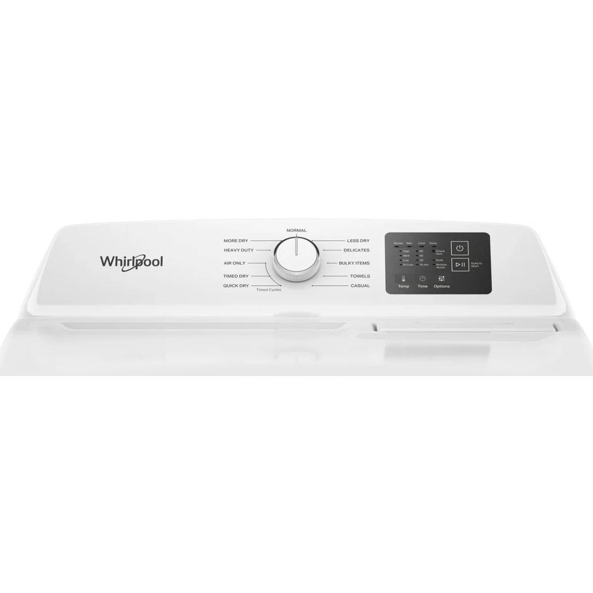 Whirlpool - WED4107SW - 29 Inch Electric Front Load Dryer with 7.0 cu ft. Capacity, 11 Dryer Cycles, 4 Temperature Settings, AutoSensing, Quick Dry, and Wrinkle Assist™ Option