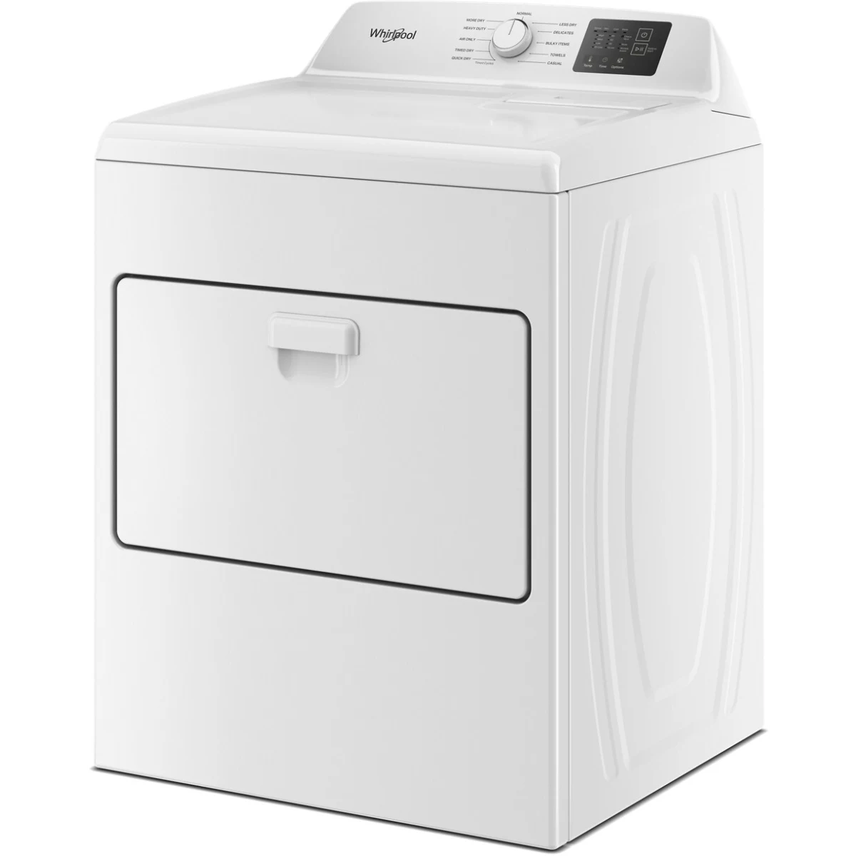 Whirlpool - WED4107SW - 29 Inch Electric Front Load Dryer with 7.0 cu ft. Capacity, 11 Dryer Cycles, 4 Temperature Settings, AutoSensing, Quick Dry, and Wrinkle Assist™ Option