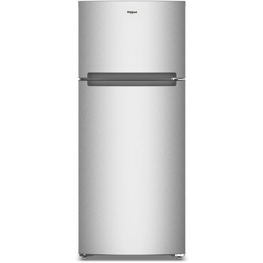 Whirlpool - WRTX5118TZ - 28 Inch Freestanding Top Freezer Refrigerator with 18 Cu.Ft. Capacity, Flexi-slide™ Deli Drawer, Adjustable Glass Shelves, Reversible Door