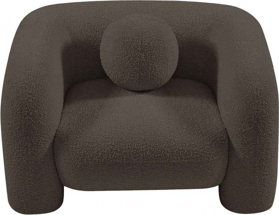 Meridian Emory Boucle Fabric Chair
