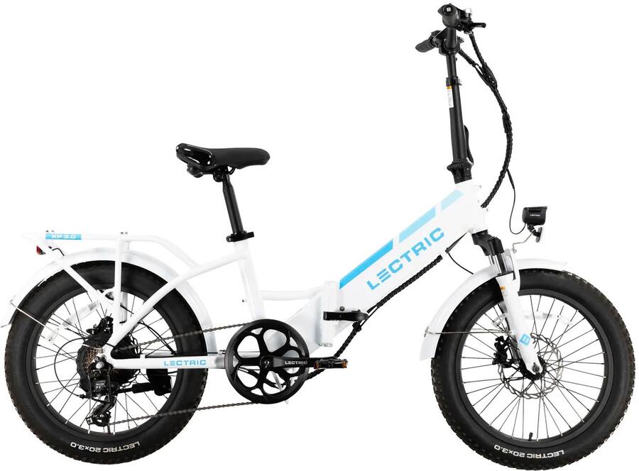 Lectric eBikes - XP3 Step-Thru Foldable Long-Range eBike: 65 miles Max Operating Range & 28 mph Max Speed - Unisize - White