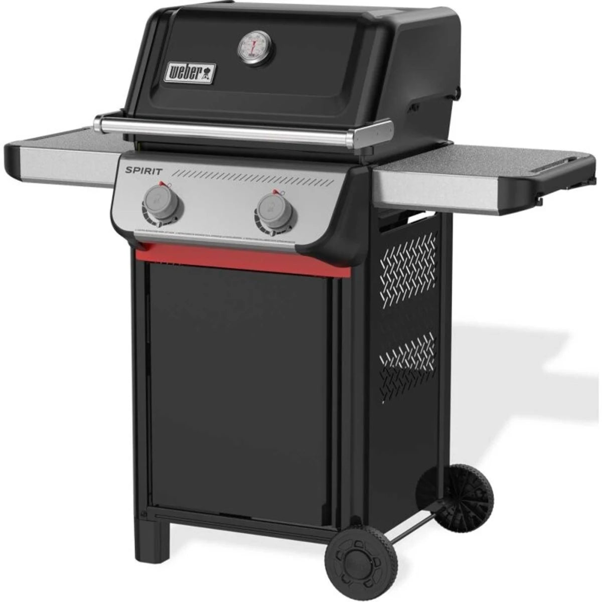 Weber Spirit - 1501000 - 48 Inch E-210 Freestanding Gas Grill with Double Side Tables, Cast Iron Grates, Stainless Steel Flavorizer® Bars, and Snap Jet Ignition