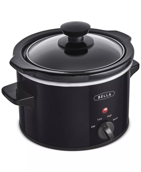 Bella 1.5-Qt. Slow Cooker, Black