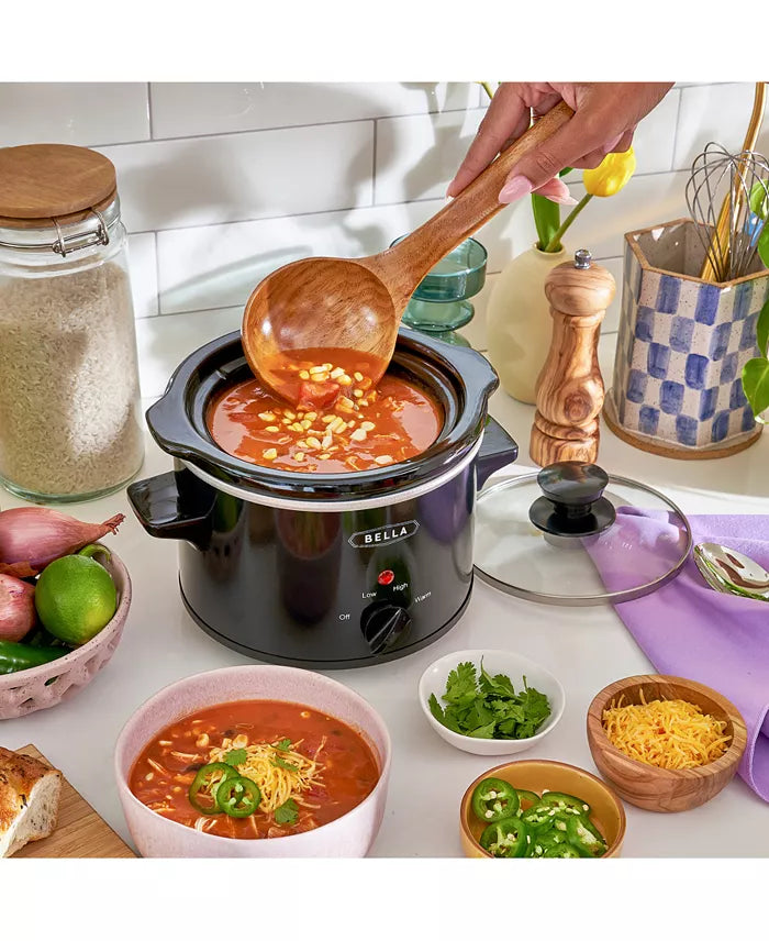 Bella 1.5-Qt. Slow Cooker, Black