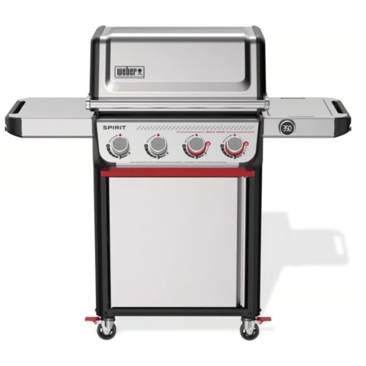 Weber Spirit - 1501056 - 51 Inch Freestanding Gas Grill with 2 Boost Burner, Stainless Steel Lid, Cooking Grates, Digital Thermometer, Stainless Steel Control Panel, and Snap-Jet Ignition
