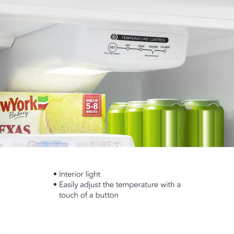 Insignia™ - NS-RTM10WH2 - 10 Cu. Ft. Top-Freezer Refrigerator with Reversible Door and ENERGY STAR Certification - White