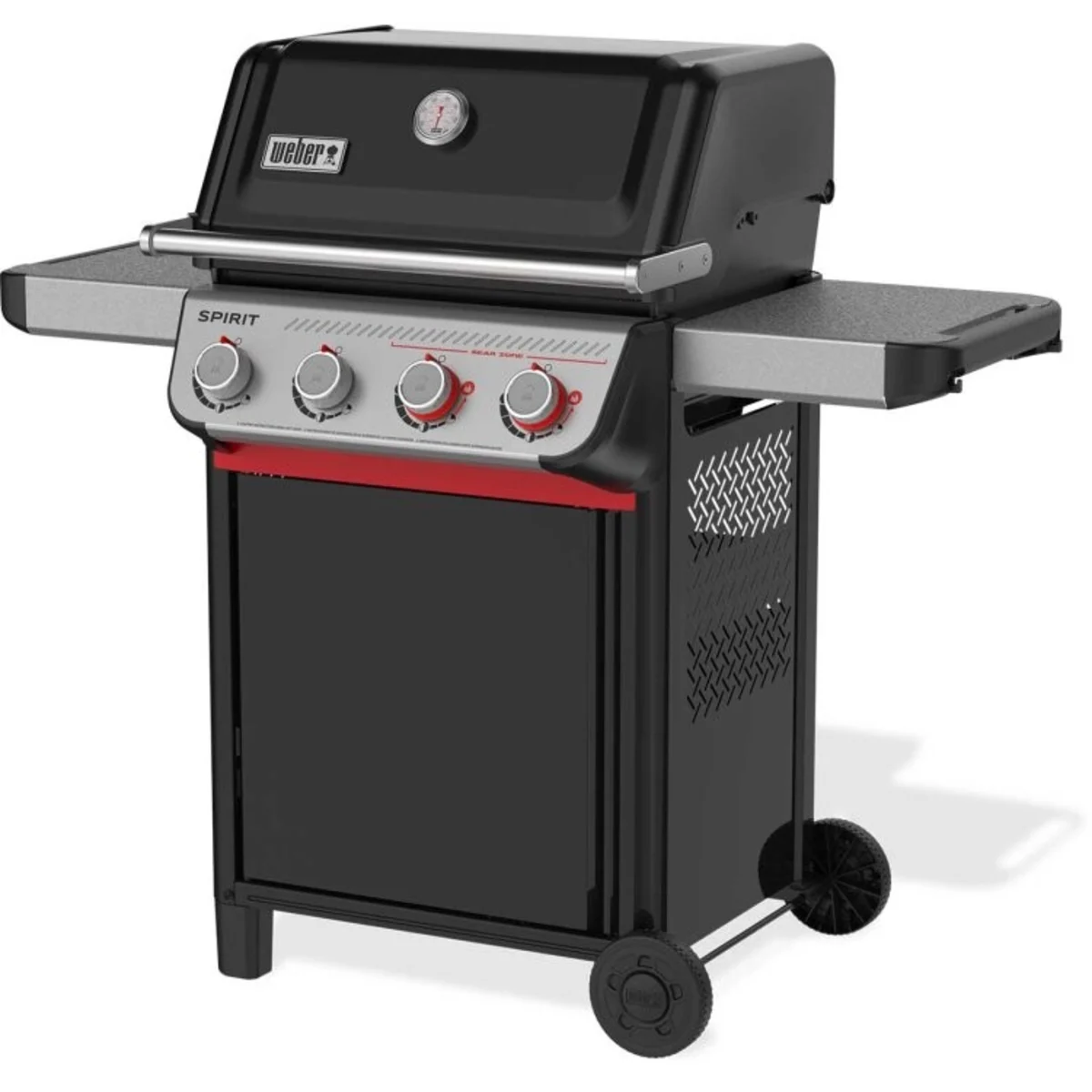 Weber Spirit - 1500780 - 51 Inch E-425 Liquid Propane Gas Grill with 533 sq. in. Total Cooking Area, 2 Side Tables, Cast-Iron Grates, Flavorizer® Bars, Snap Jet Ignition, and Grease Management System