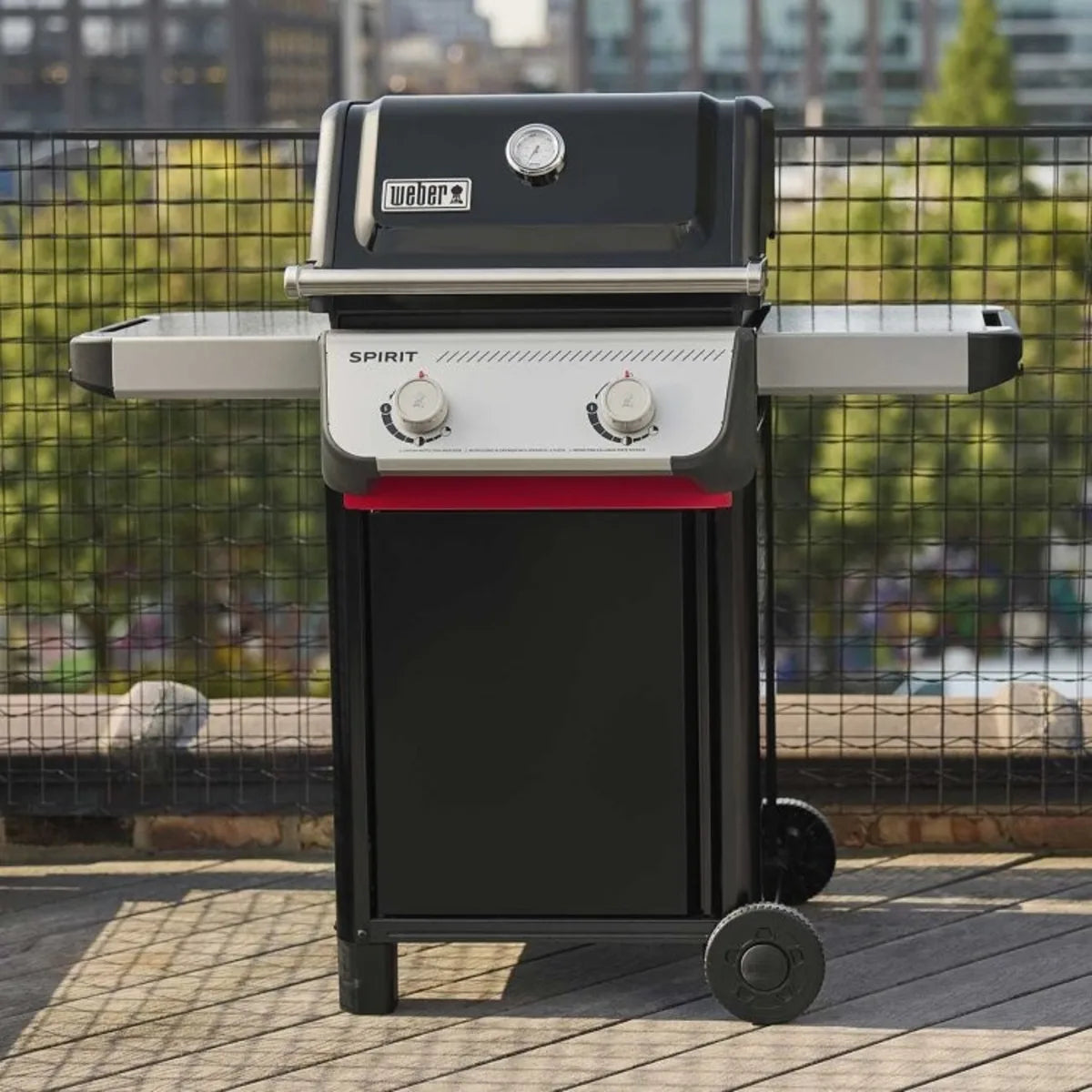 Weber Spirit  1501000 48 Inch E-210 Freestanding Gas Grill with Double Side Tables, Cast Iron Grates, Stainless Steel Flavorizer® Bars, and Snap Jet Ignition