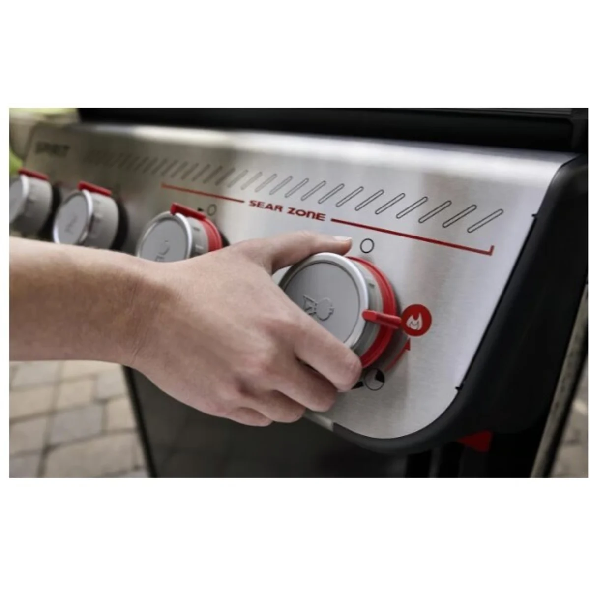 Weber Spirit - 1501056 - 51 Inch Freestanding Gas Grill with 2 Boost Burner, Stainless Steel Lid, Cooking Grates, Digital Thermometer, Stainless Steel Control Panel, and Snap-Jet Ignition