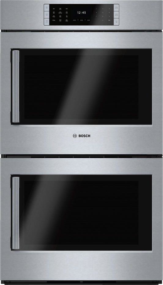 Bosch - HBLP651RUC - Benchmark 30 Inch Wide 9.2 Cu. Ft. Double Electric Oven with Right Hinge Door