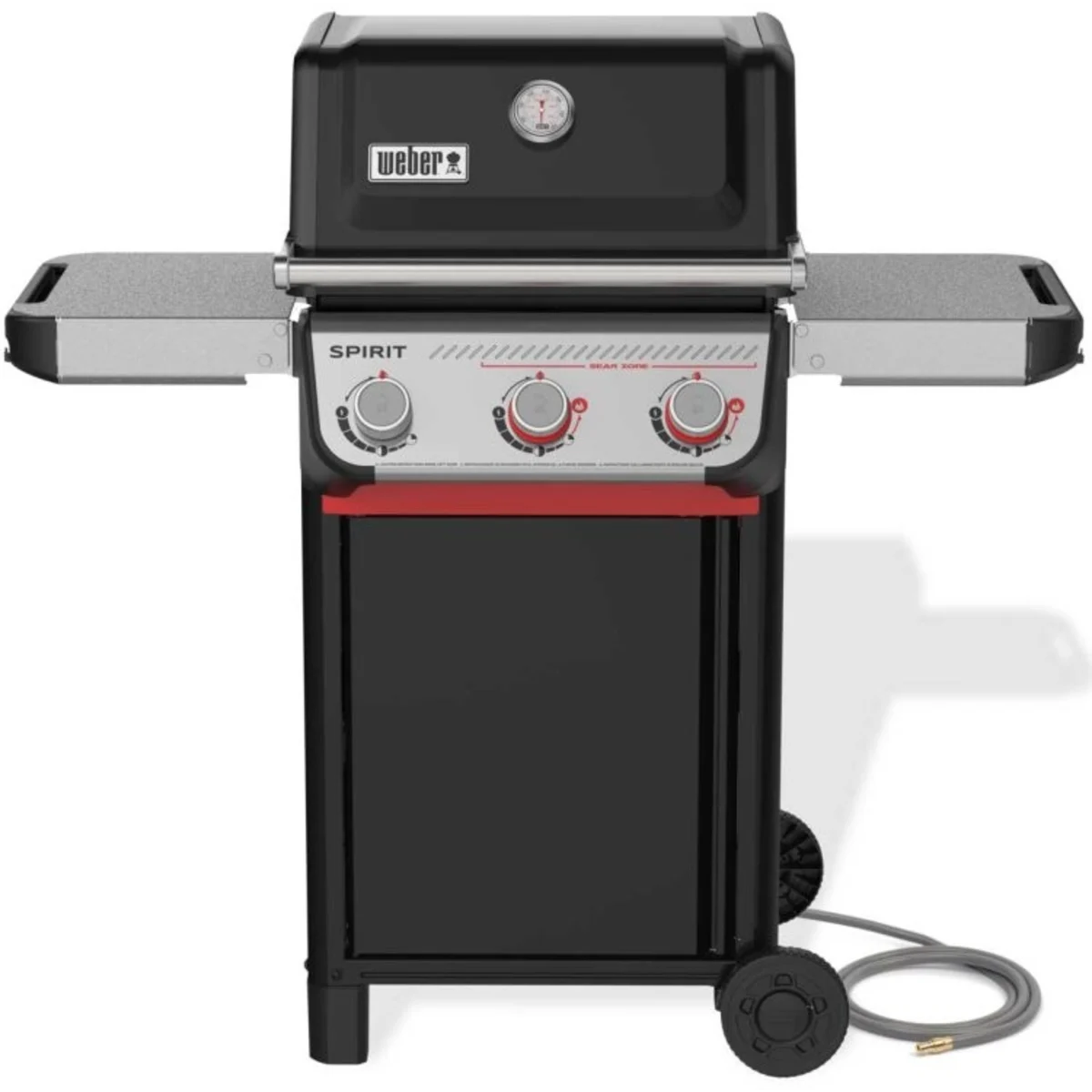 Weber Spirit - 1500844 - 48 Inch E-325 Natural Gas Grill with 360 sq. in. Total Cooking Area, 2 Side Tables, Cast-Iron Grates, Flavorizer® Bars, Snap Jet Ignition, and Grease Management System