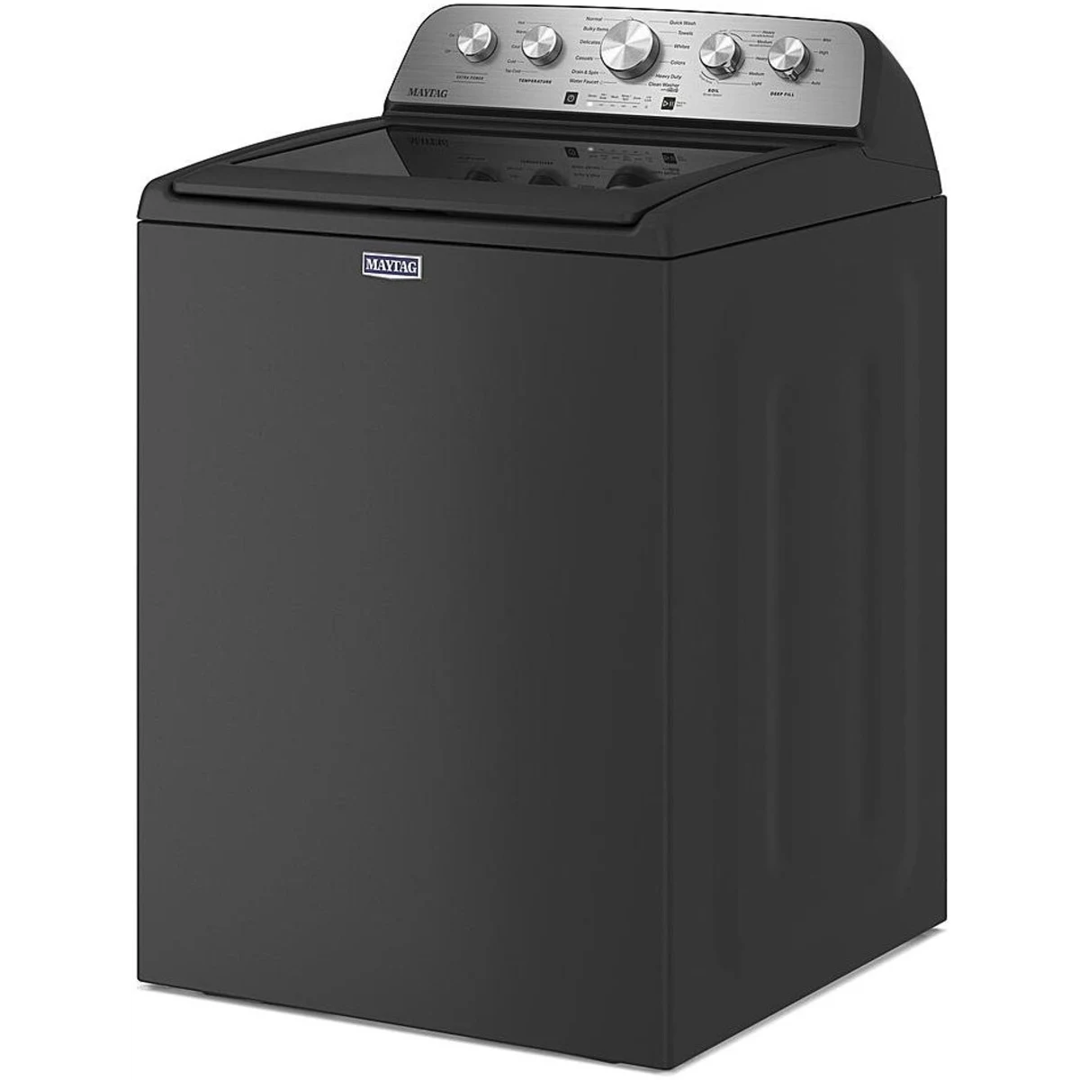 Maytag - MVW5435PBK - 27 Inch Top Load Washer with 4.8 cu ft capacity, Extra Power, Deep Fill Option, Built In Water Faucet, Quick Wash Cycle and Power Impeller