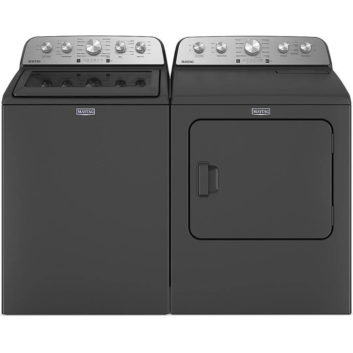 Maytag - MVW5435PBK - 27 Inch Top Load Washer with 4.8 cu ft capacity, Extra Power, Deep Fill Option, Built In Water Faucet, Quick Wash Cycle and Power Impeller