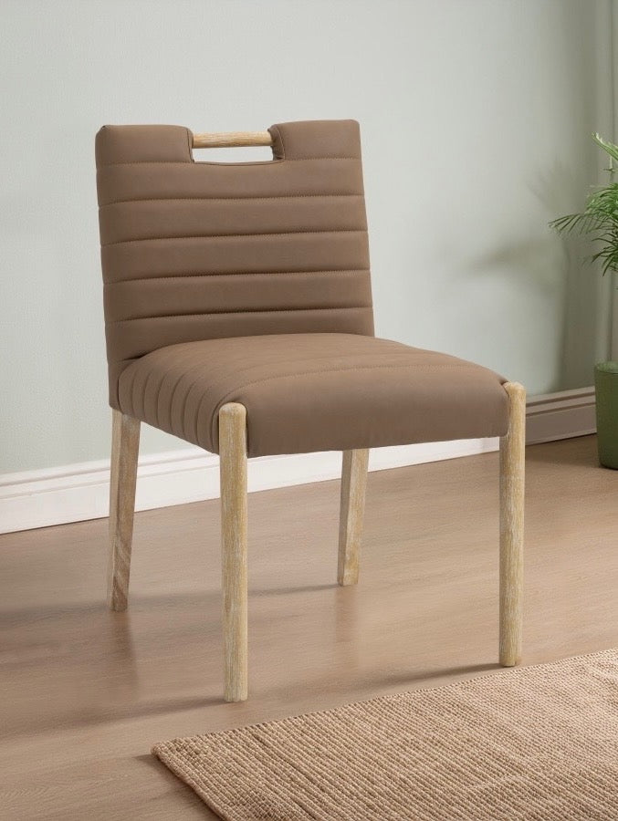 Meridian Aimee Vegan Leather Upholstered Dining Side Chair