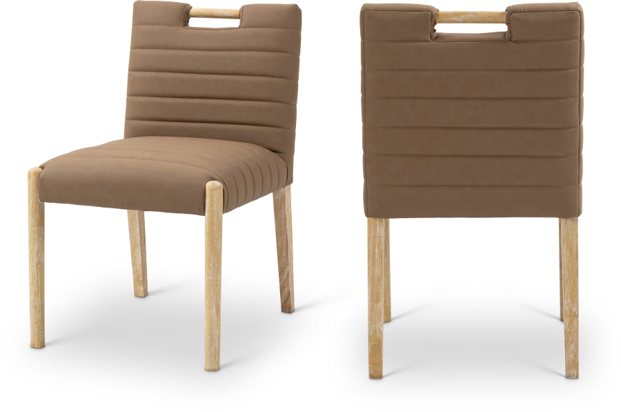 Meridian Aimee Vegan Leather Upholstered Dining Side Chair