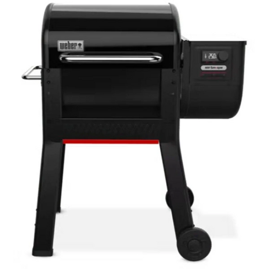 Weber Smoque 22 - 1500770 - 38 Inch Wood Pellet Smoker with 594 sq. in. Total Cooking Area, Smoke Boost, Smoque Vent, Rapid React PID, LCD Controller