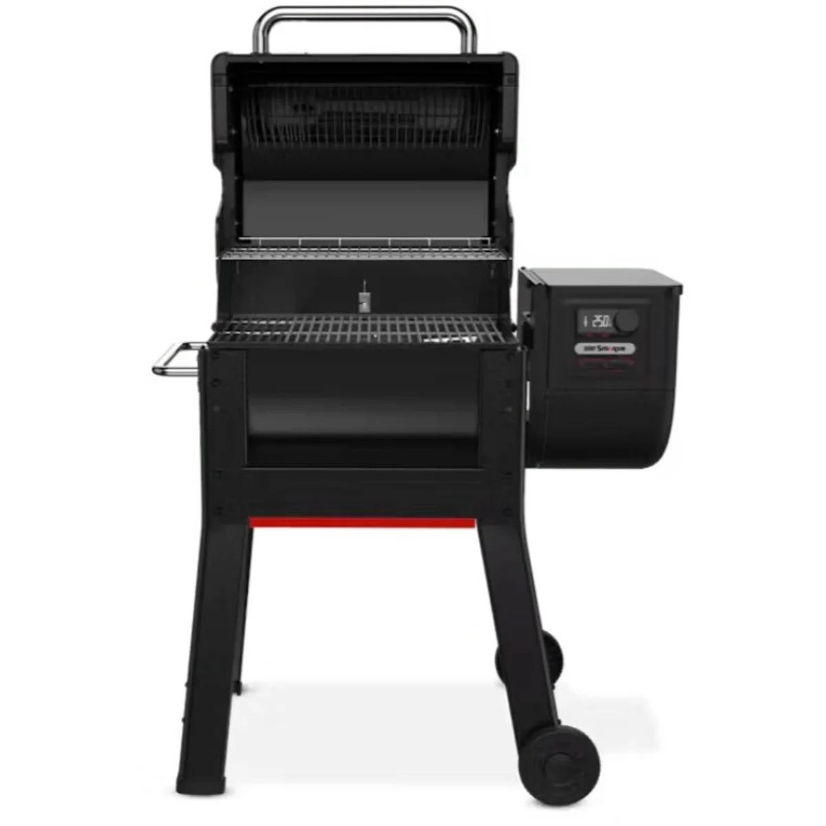 Weber Smoque 22 - 1500770 - 38 Inch Wood Pellet Smoker with 594 sq. in. Total Cooking Area, Smoke Boost, Smoque Vent, Rapid React PID, LCD Controller