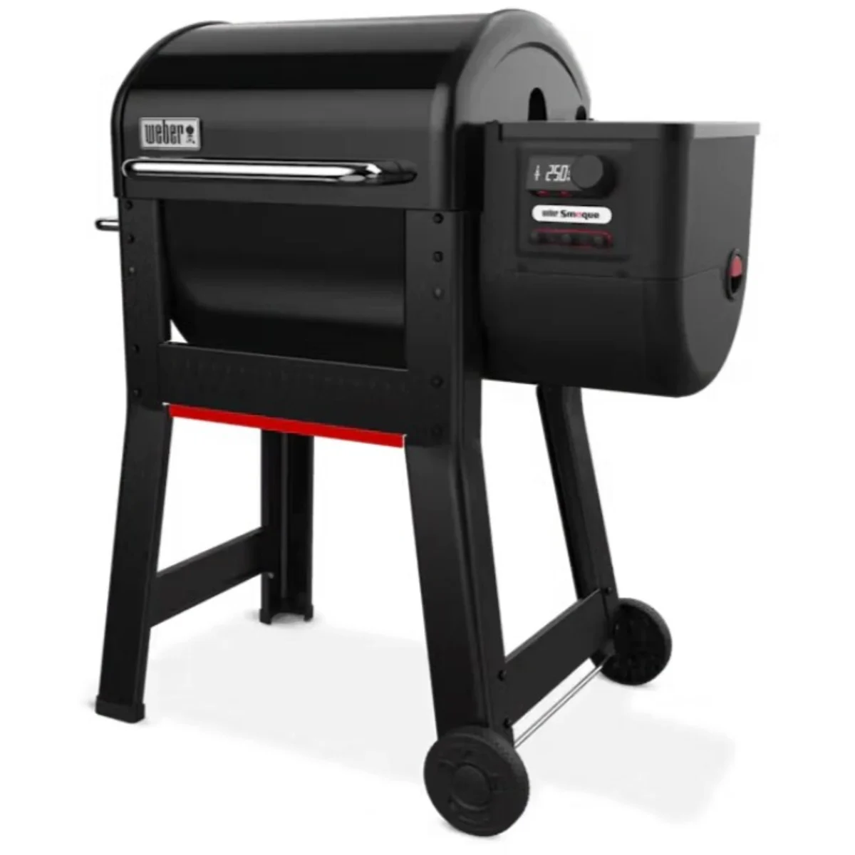Weber Smoque 22 - 1500770 - 38 Inch Wood Pellet Smoker with 594 sq. in. Total Cooking Area, Smoke Boost, Smoque Vent, Rapid React PID, LCD Controller